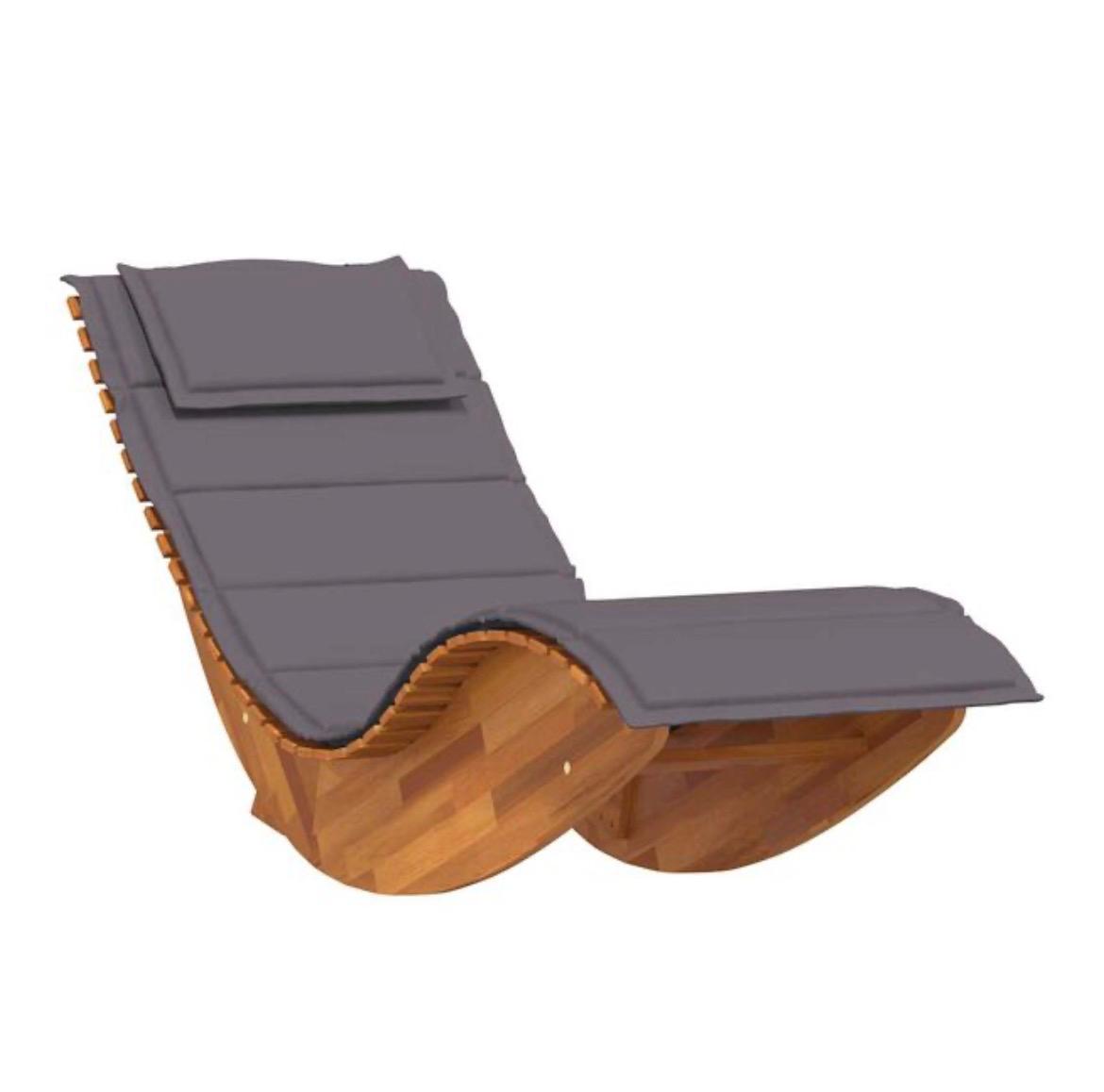 Chaise longue à bascule