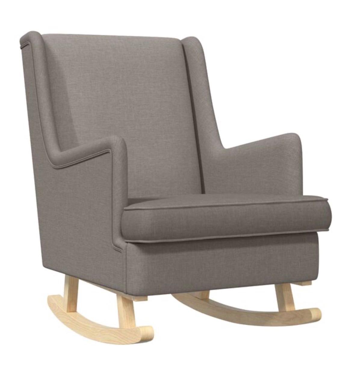 Fauteuil à bascule XXL tissu