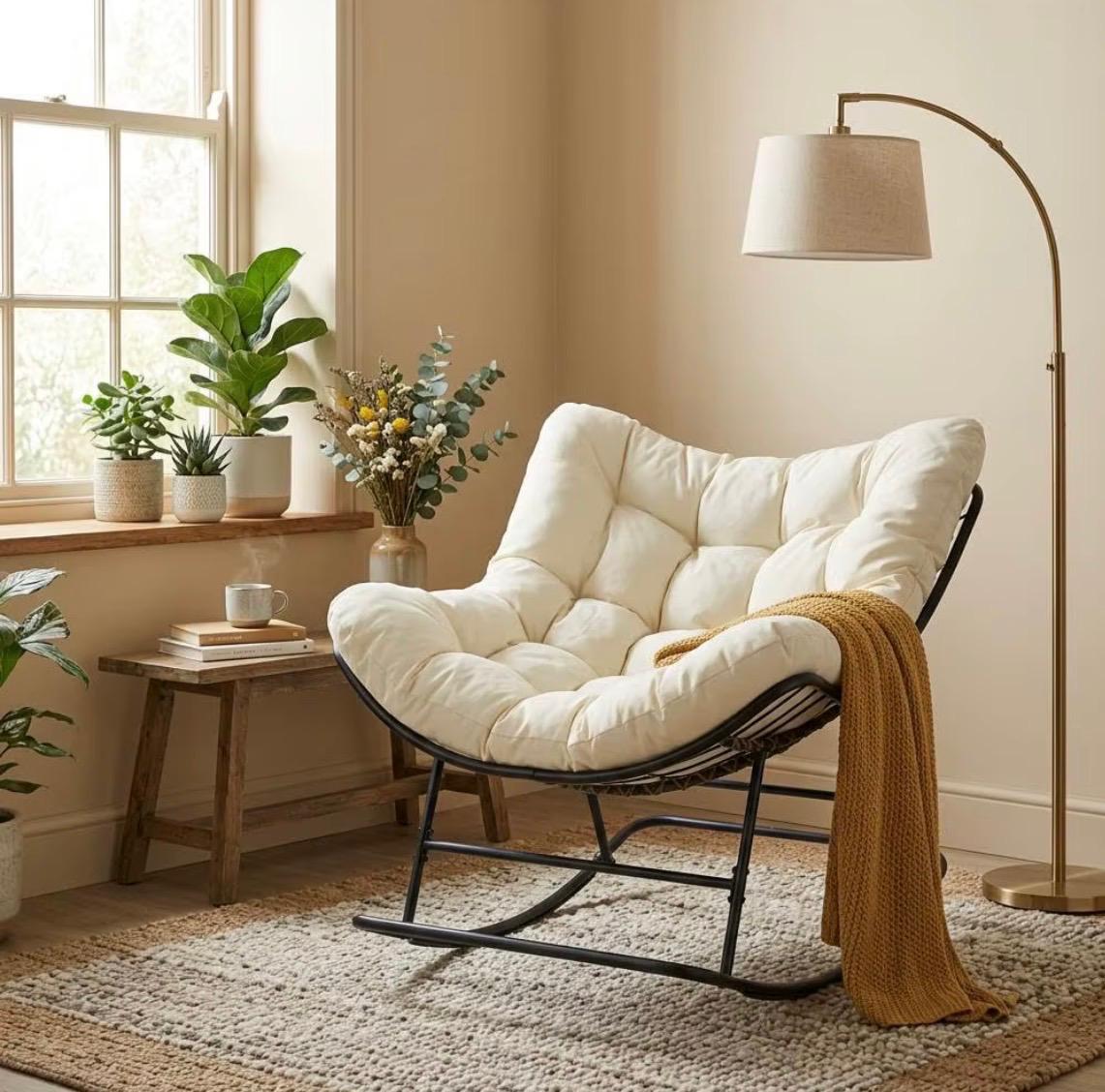 Fauteuil à bascule XXL