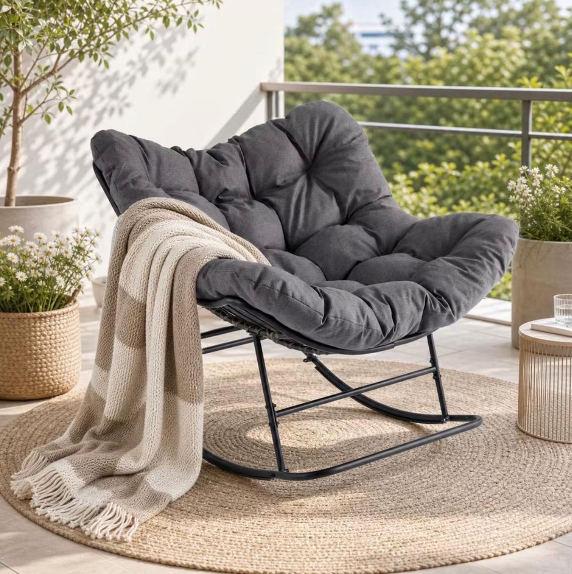 Fauteuil à bascule XXL