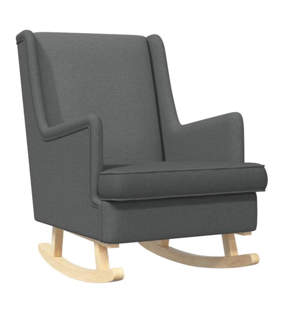 Fauteuil à bascule XXL tissu