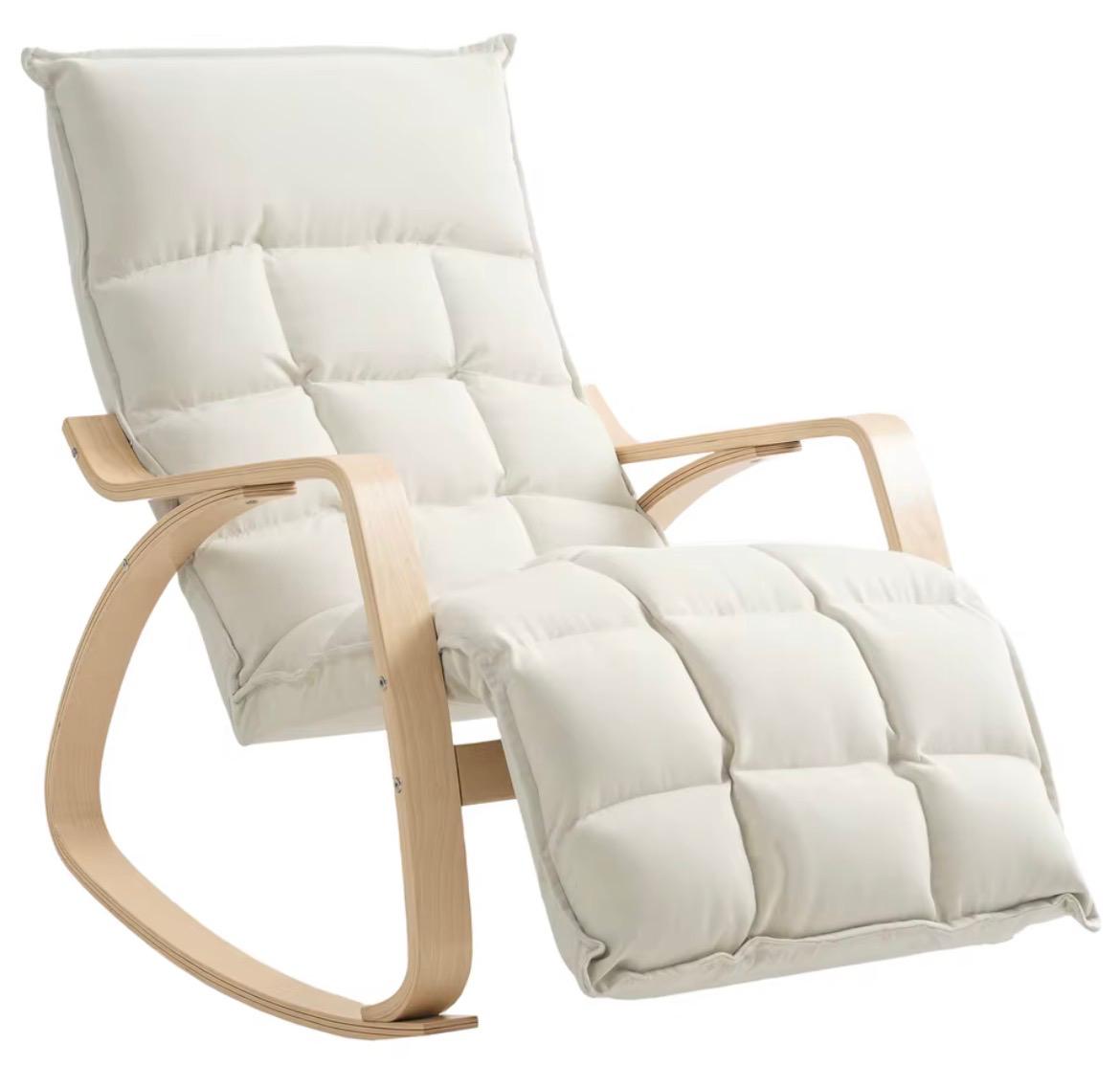 Fauteuil à bascule minimaliste